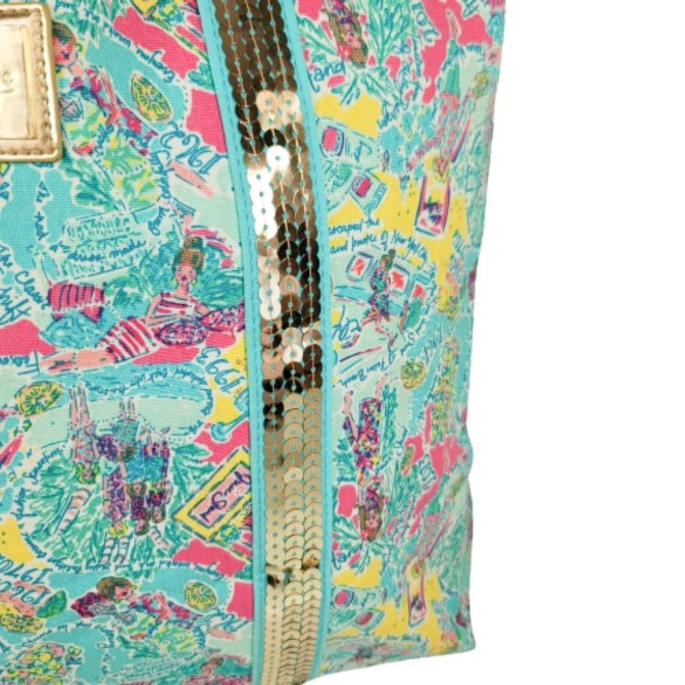 Lilly Pulitzer Large Utility Sequins Tote Bag - Picture 4 of 13